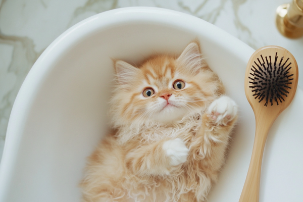¿Cada cuánto puedo bañar a mi gato?